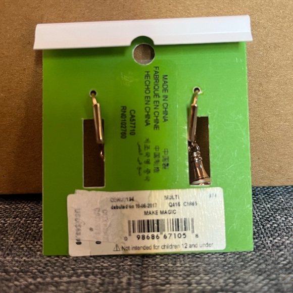 NWT Kate Spade Champagne Earrings - Picture 3 of 3